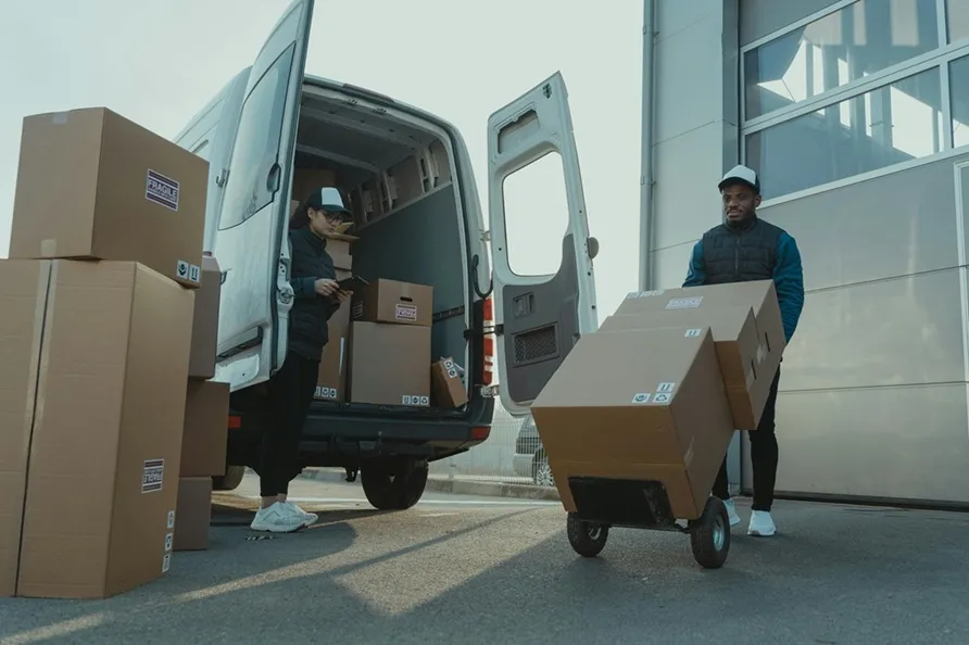 Freight transport truck