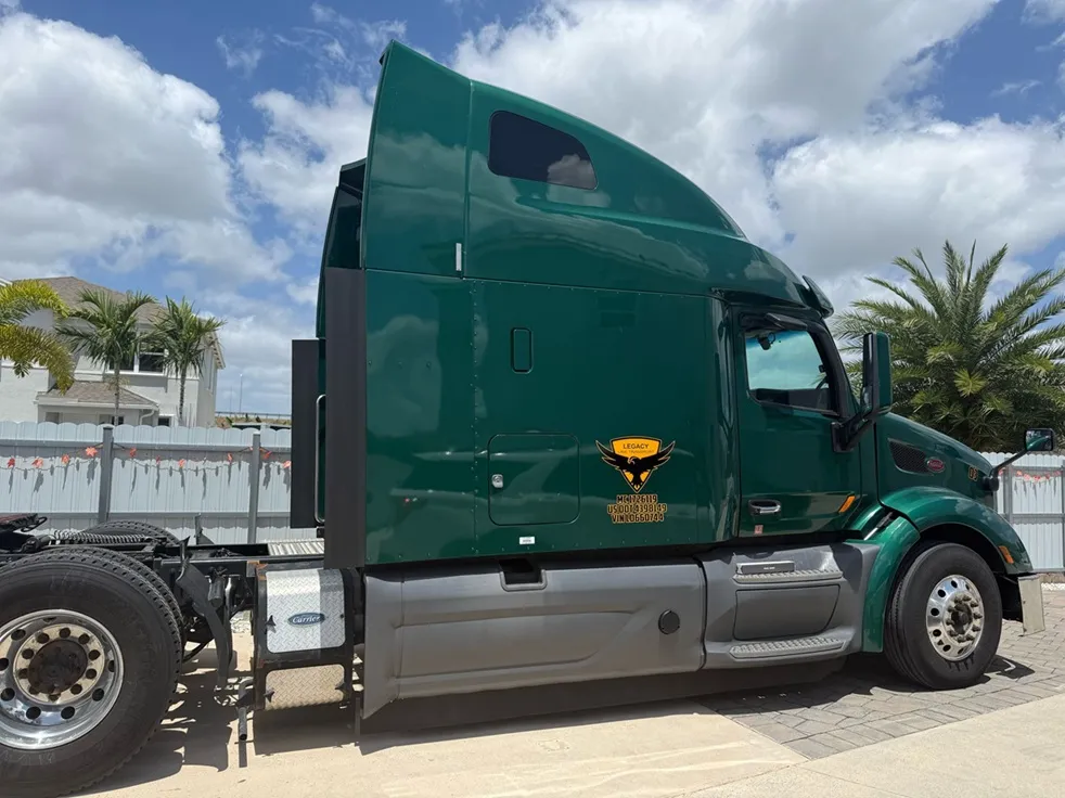 Freight transport truck