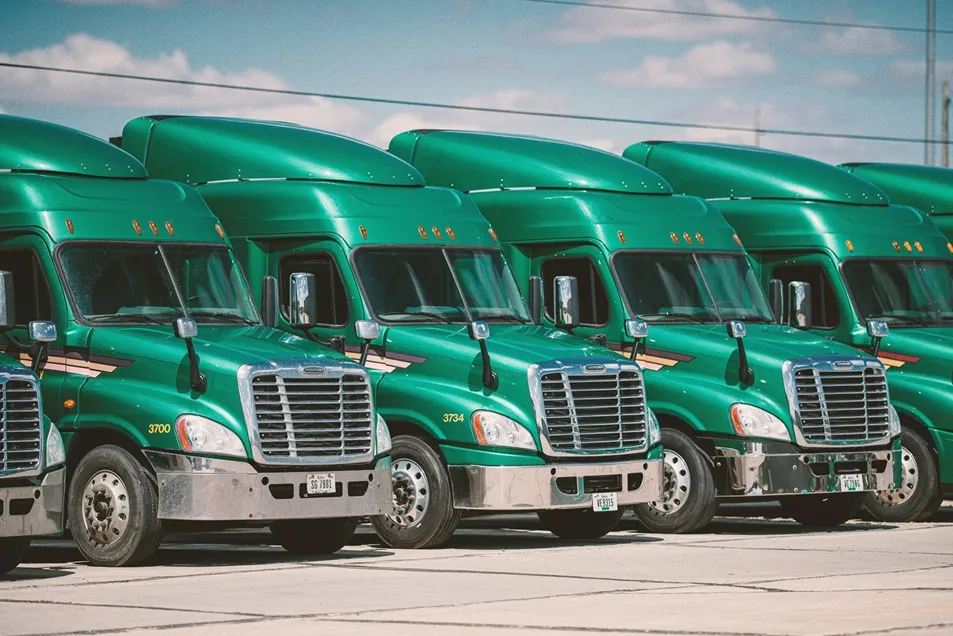 Dedicated transport truck